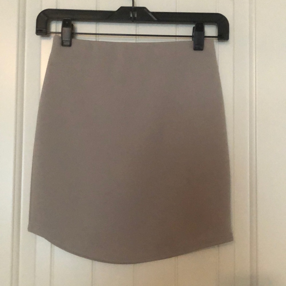 Boohoo fitted mini skirt